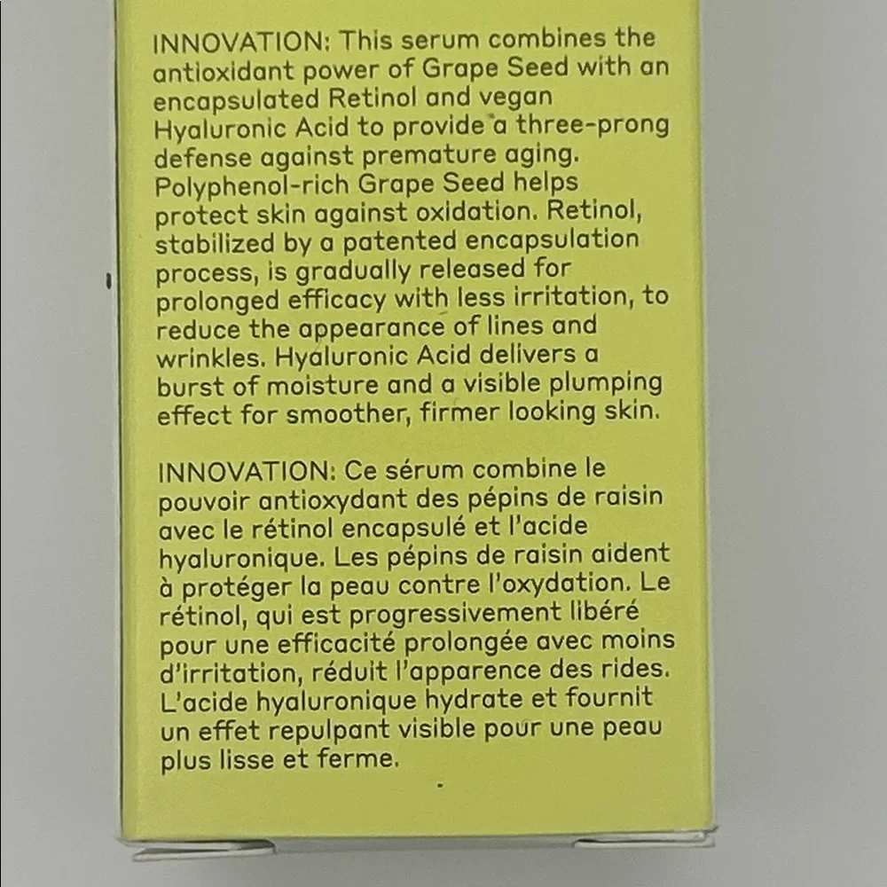 NEW Volition Beauty Semillon Overnight Retinol Serum Vegan Cruelty-Free